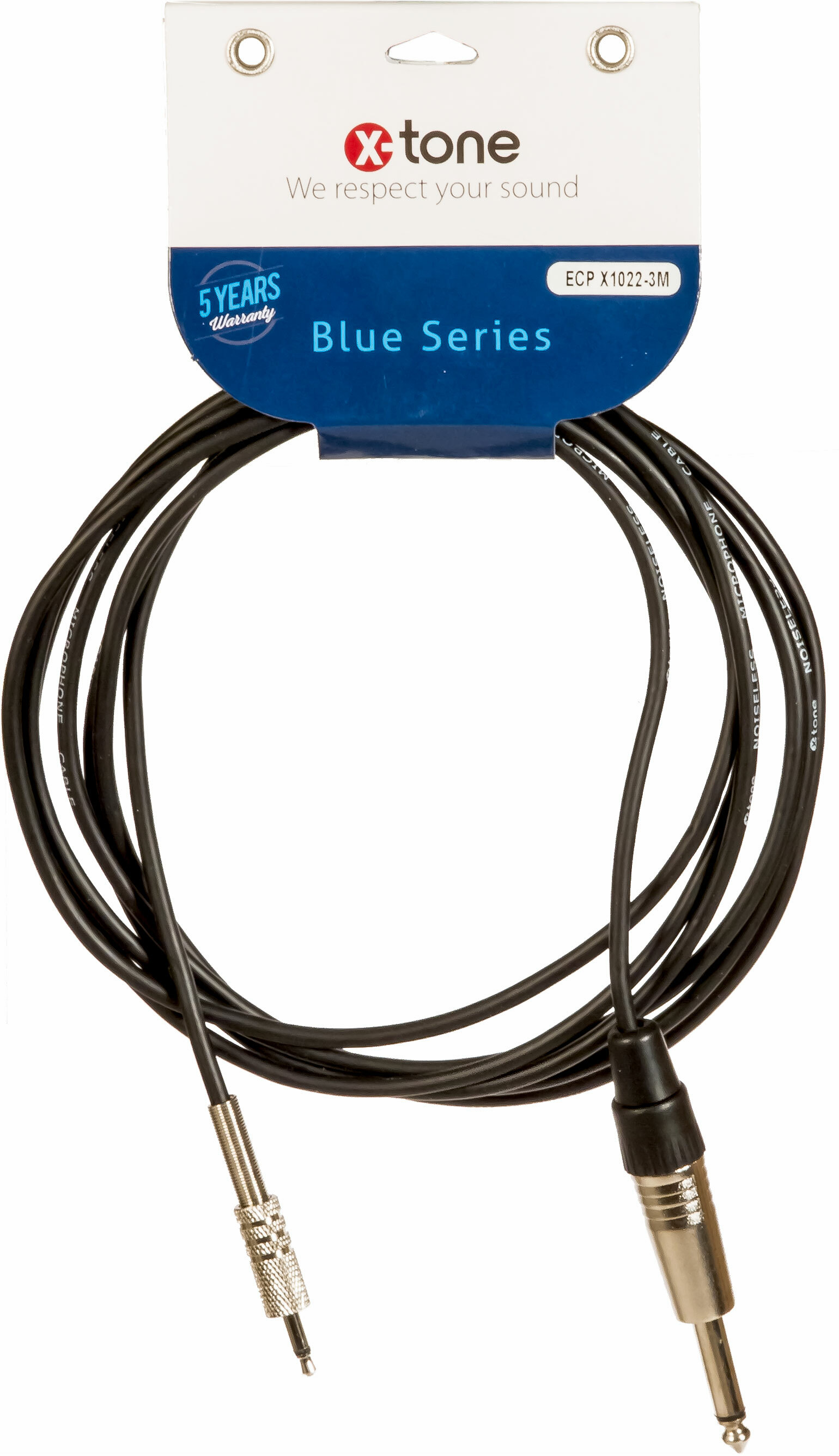 X-tone Mini Jack / Jack 3m Blue Series (x1022-3m) - Cable - Main picture