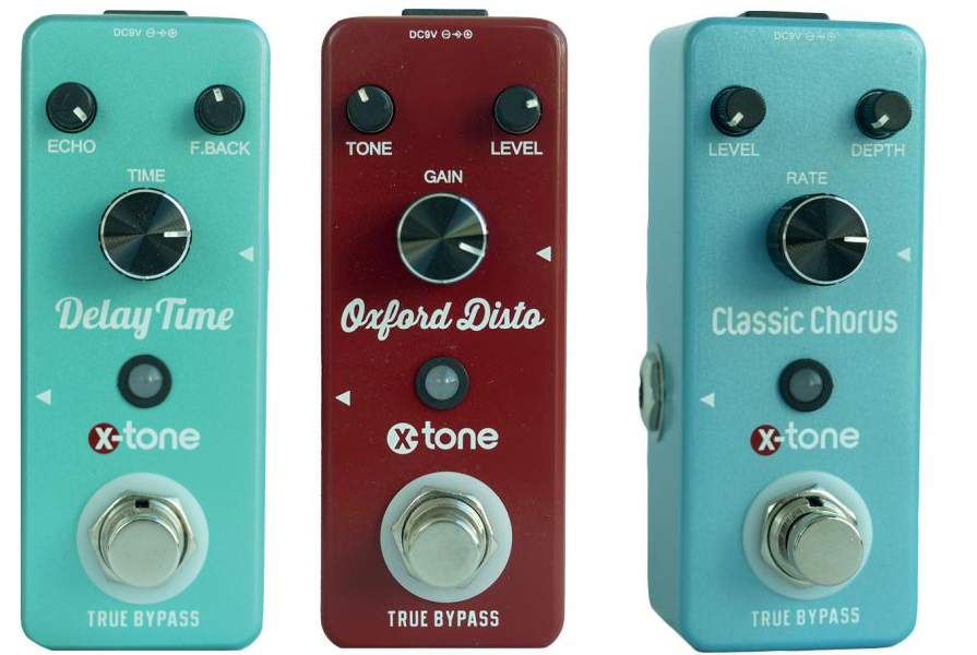 X-tone Pack 3 Effets Disto + Chorus + Delay - Reverb, delay & echo effect pedal - Main picture