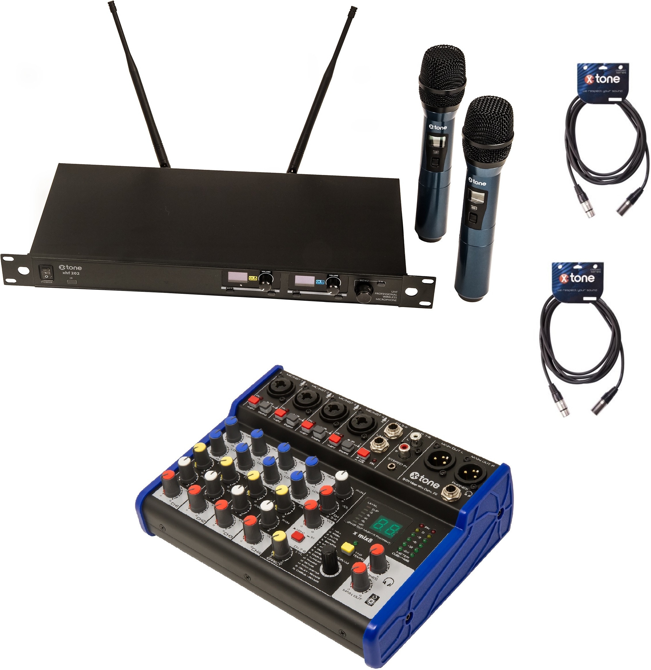X-tone Pack Sono 2 Micros - Wireless handheld microphone - Main picture
