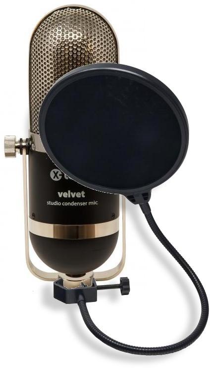 Microphone pack with stand X-tone Velvet + XM 5200 Filtre Anti Pop
