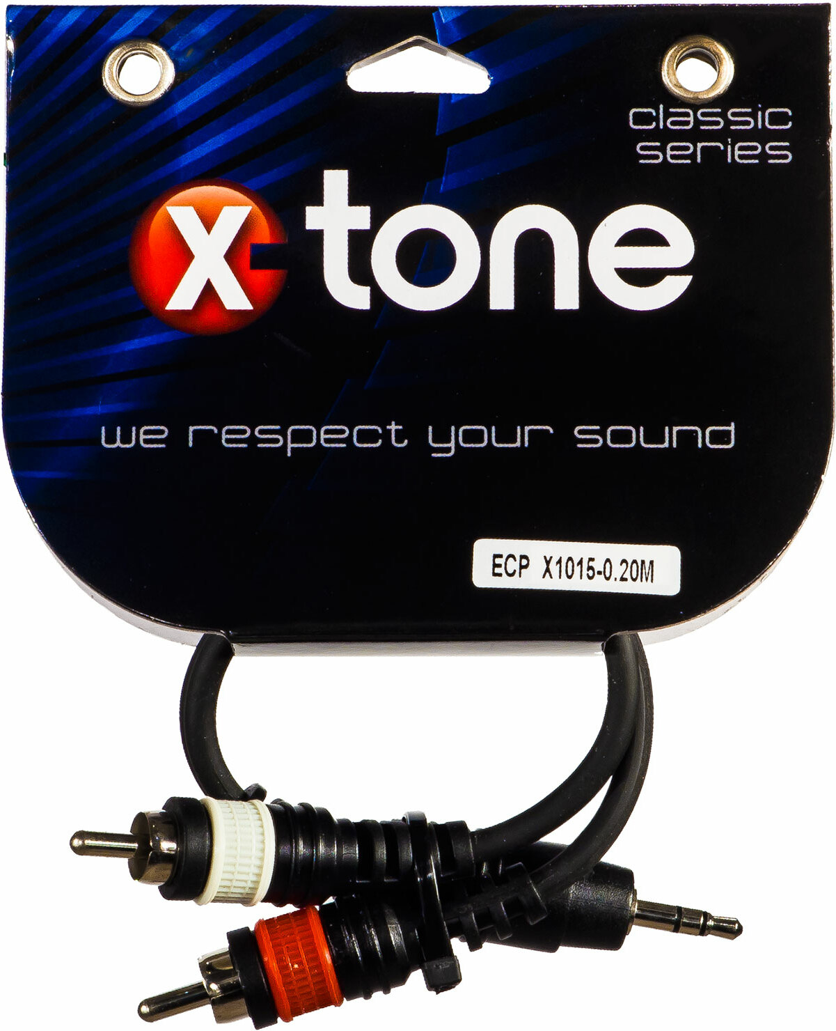 X-tone X1015-0.20m - Jack(m) 3,5 Stereo / 2 Rca(m) - Cable - Main picture