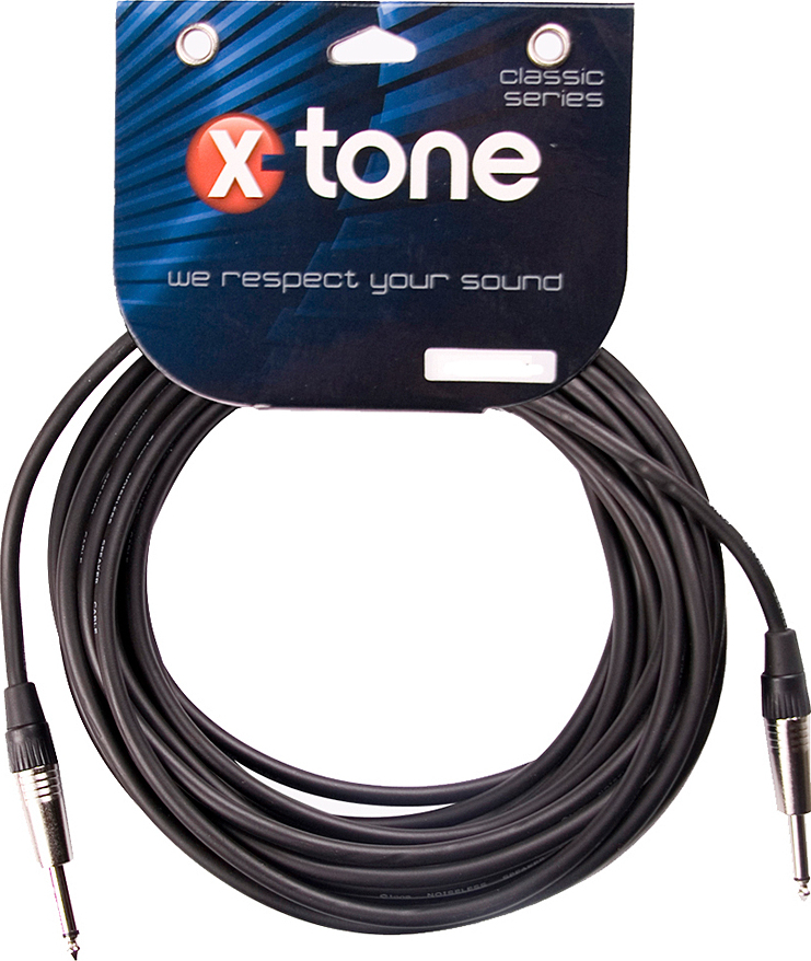 X-tone X1033 Speaker Cable Hp Classic Diametre 6mm Jacks Droits 3.2ft . 1m - Cable - Main picture
