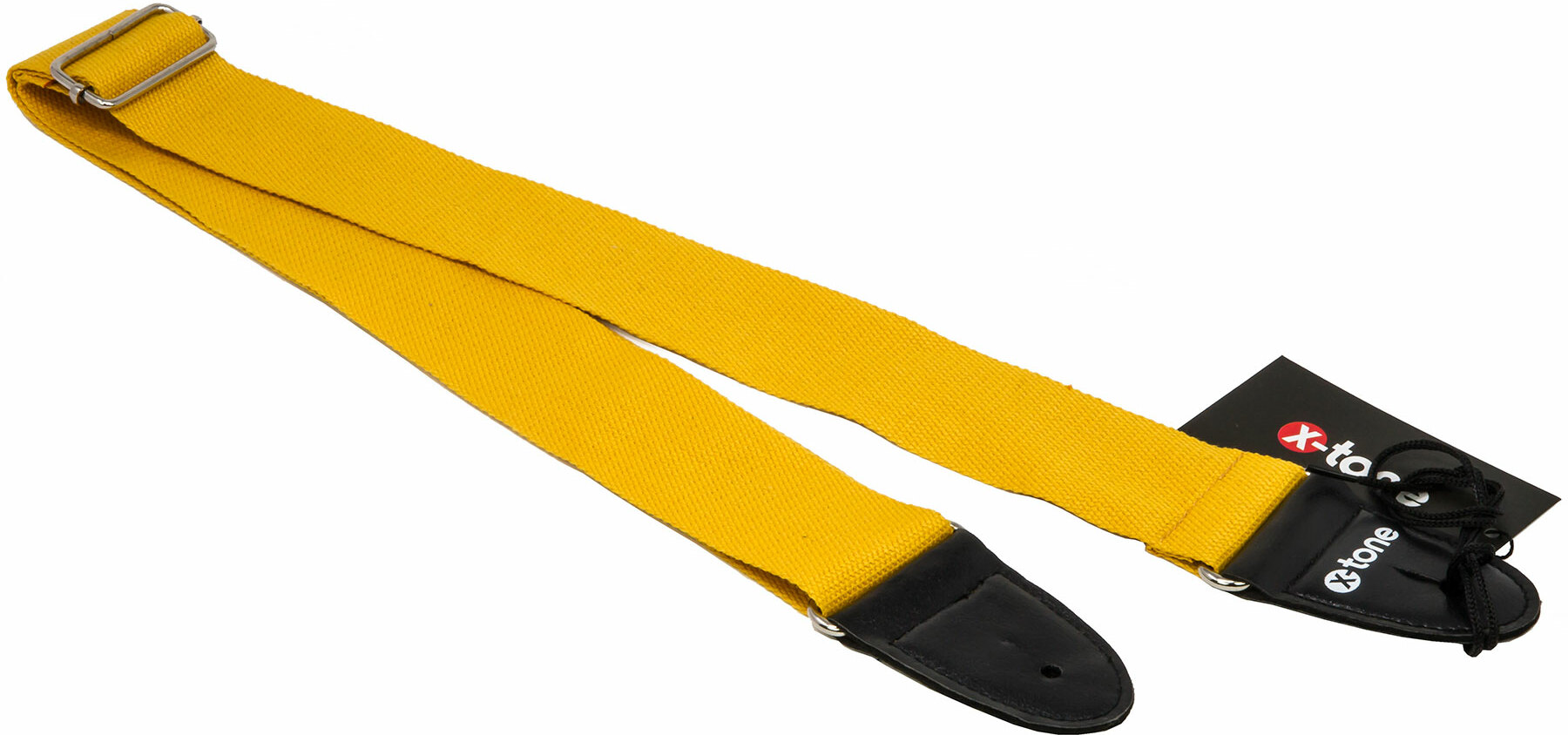 X-tone Xg 3110 Cotton Metal Buckle Guitar Strap Yellow - Guitar strap - Main picture