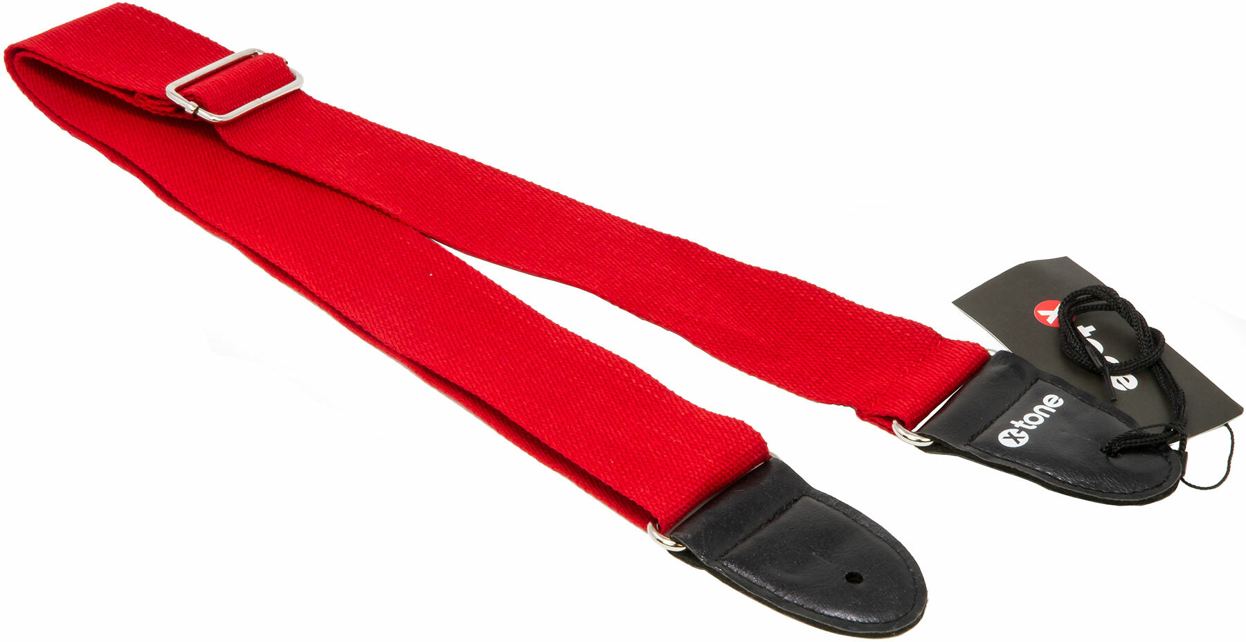 X-tone Xg 3111 Cotton Metal Buckle Guitar Strap Red - Guitar strap - Main picture