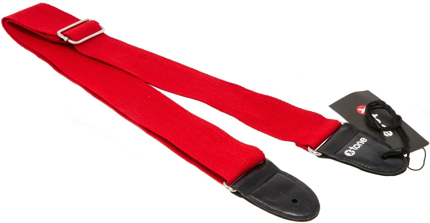 Guitar strap X-tone XG 3111 Cotton Metal Buckle Guitar Strap - Red