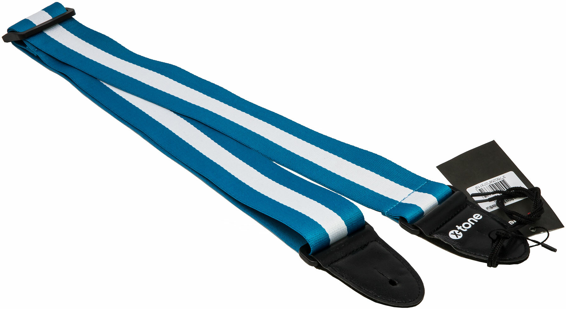 X-tone Xg 3113 Nylon Guitar Strap Stripe Blue & White - Guitar strap - Main picture