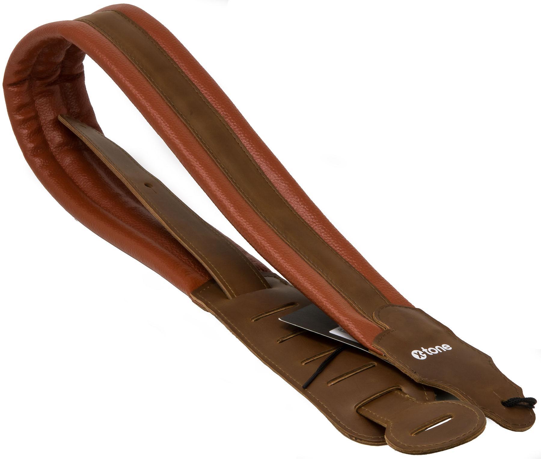 Guitar strap X-tone XG 3158 Leather Guitar Strap - Brown & Light Brown