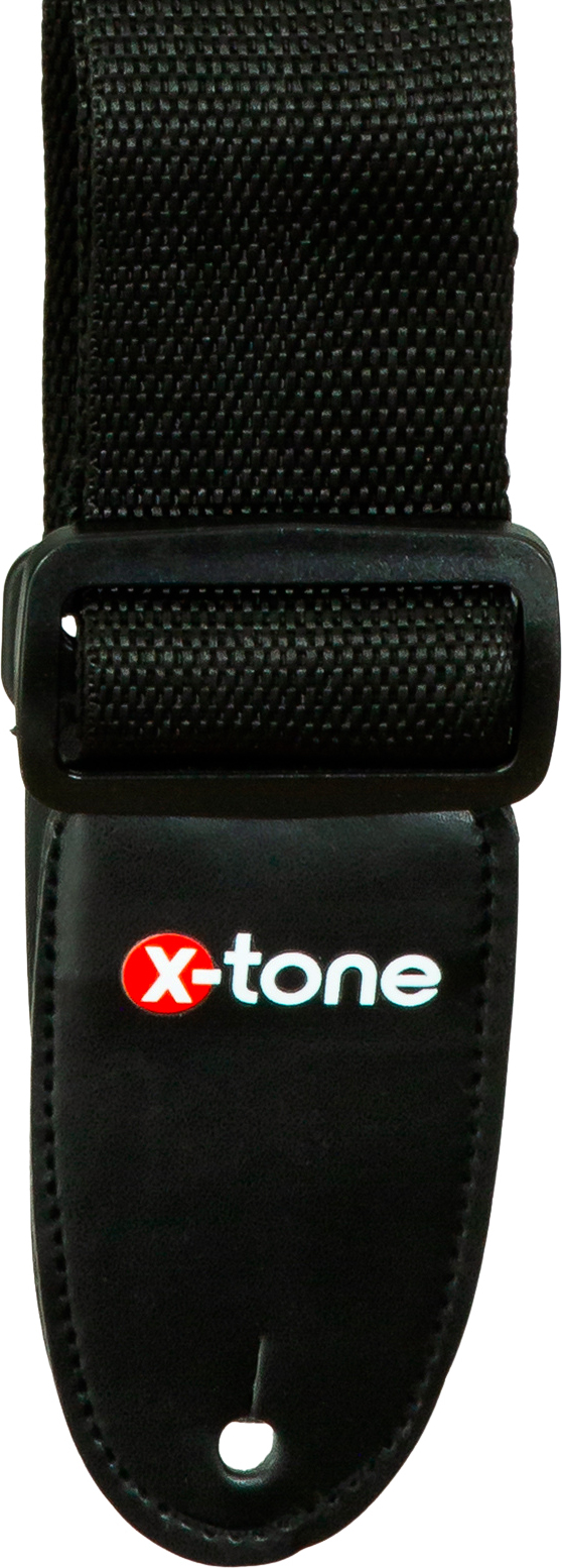 X-tone Xg3100 Nylon Guitar Strap Black - Guitar strap - Main picture