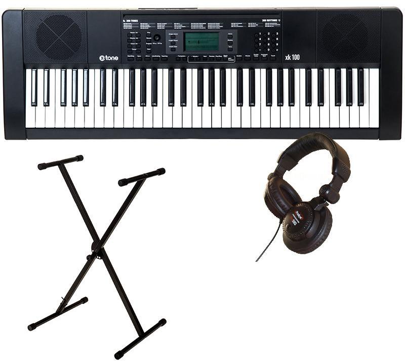 Keyboard set X-tone XK100 + casque pro 580 + stand X