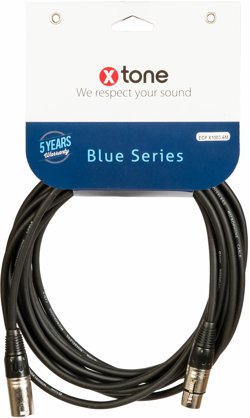 X-tone Xlr(m) / Xlr(f) 6m Blue Series (x1003-6m) - Cable - Main picture