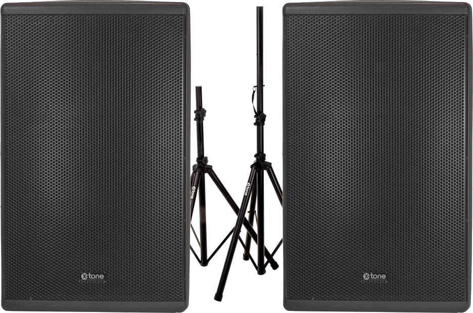 X-tone Xts-15(paire) +xh 6310 Pied Enceinte Paire + Sac - Complete PA system - Main picture