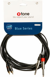 X1012-6M - 2 Jack(M) 6,35 mono / 2 RCA(M)