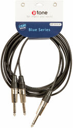 Cable X-tone X1014 Jack / 2x Jack M - 3m