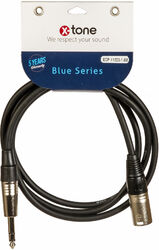 Cable X-tone X1023-1.5M Jack 6.35 (M) TRS / XLR (M)