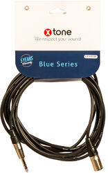 Cable X-tone X1023-6M Jack 6,35 (M) TRS / XLR (M)