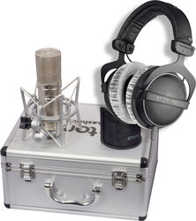 Microphone pack with stand X-tone Kashmir + Beyerdynamic DT 770 PRO 80 OHMS