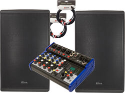 Complete pa system X-tone Pack Sono 600 Watts 8 canaux