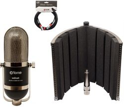 Microphone pack with stand X-tone Pack velvet X-screen