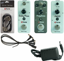 Effect set for guitar & bass X-tone Pack Pedales Psyche/Stoner + Patches & Alimentation