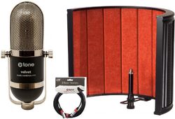 Microphone pack with stand X-tone Velvet X-Screen Pro