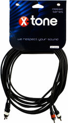 Cable X-tone X1013-6M - 2 RCA(M) / 2 RCA(M)