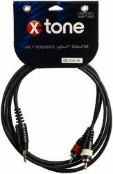 X1015-1.5M - Jack(M) 3,5 Stereo / 2 RCA(M)