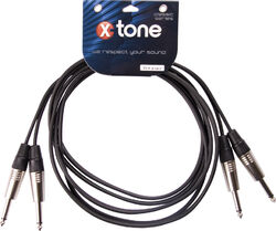 Cable X-tone X1017-3M - 2 Jack(M) 6,35 / 2 Jack(M) 6,35