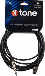 Cable X-tone X1060-6M - Jack(M) 6,35 mono / XLR(F)
