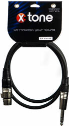 Cable X-tone X1061-1M - Jack(M) 6,35 TRS / XLR(F)