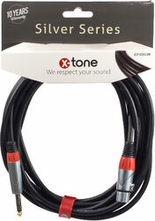 Cable X-tone X2003-6M - Jack(M) 6,35 TRS / XLR(F) SILVER SERIES