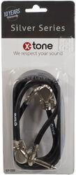 Cable X-tone X2008-0.2M - Jack(M) 6,35 mono / Jack(M) 6,35 mono