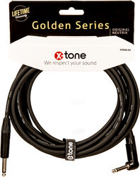 X3058-6M Instrument Cable Right/Angled 6m Golden Series