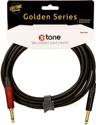 Cable X-tone X3070-6M Instrument Cable Right/Right 6m Golden Series