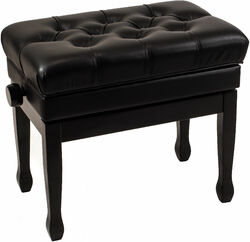 Piano bench X-tone XB6170 Deluxe - Black Lacquer