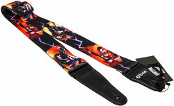 Guitar strap X-tone XG 3105 Nylon Guitar Strap Alien - Black & Red