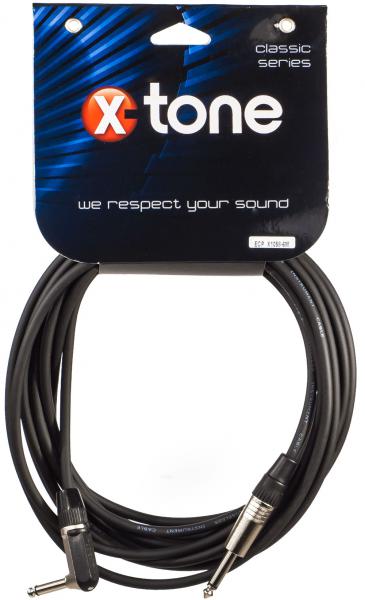 Cable X-tone X1058-6M - Jack(M) 6,35 mono angled / Jack(M) 6,35 mono
