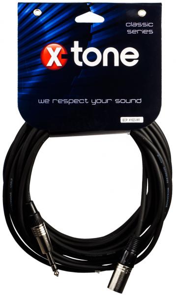 Cable X-tone X1023-9M - Jack(M) 6,35 TRS / XLR(M)