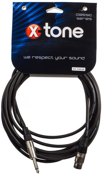 Cable X-tone X1060-6M - Jack(M) 6,35 mono / XLR(F)