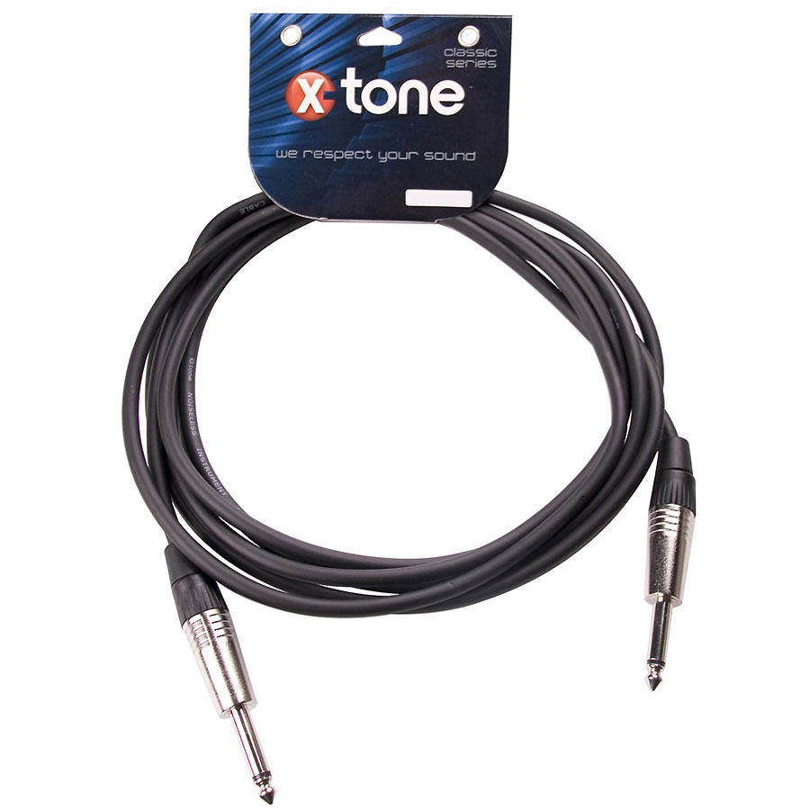 X-tone X1005-3m Instrument Cable Jack (m) 6,35 / Jack (m) 6,35 - Cable - Variation 2