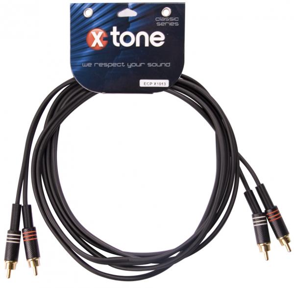 Cable X-tone 2 RCA vers 2 RCA 3M - X1013-3M