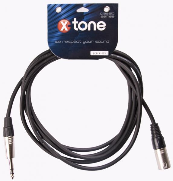 Cable X-tone X1023 Jack M Stéréo / XLR M - 3m