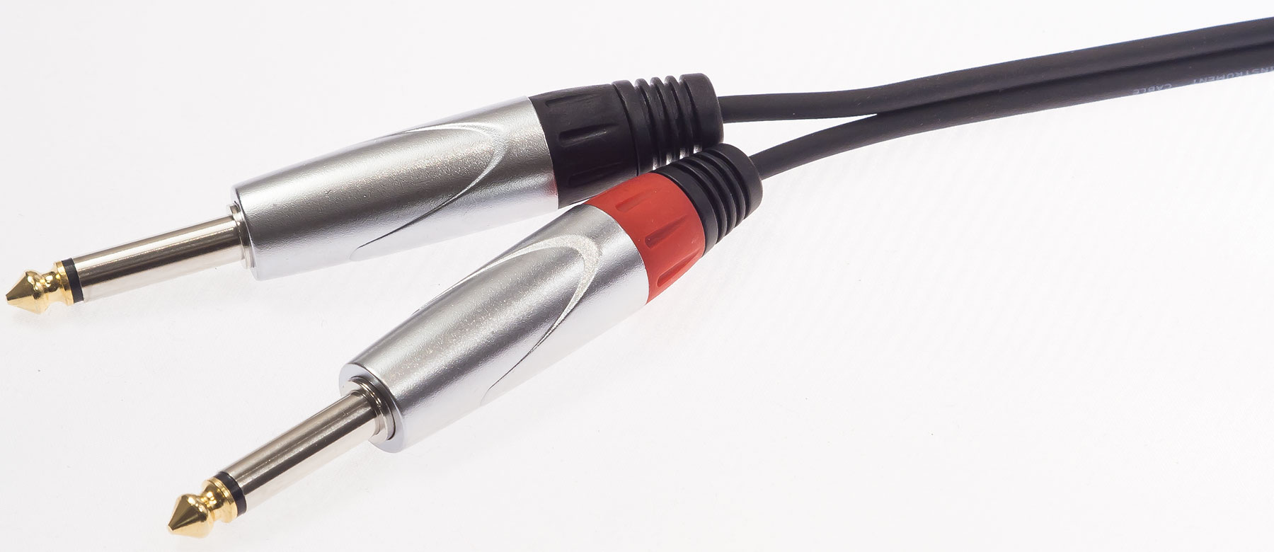 X-tone X2005-1.5m - Jack(m) 3,5 Stereo / 2 Jack(m) 6,35 Mono Silver Series - Cable - Variation 3