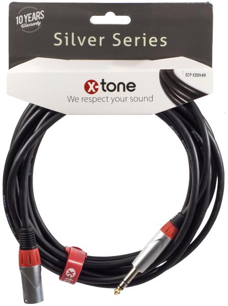 Cable X-tone X2009-6M XLR(M) / Jack(M) 6,35 TRS