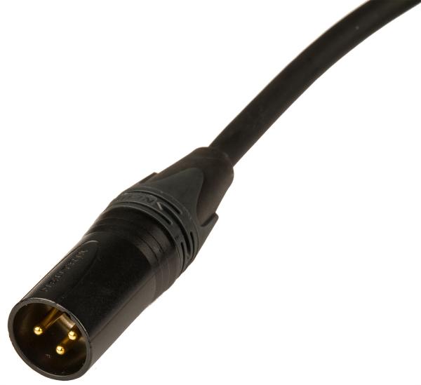 Cable X-tone X3001-3M - XLR(M) / XLR(F) Golden Series