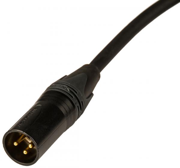 Cable X-tone X3009-3M XLR(M) / JACK(M) 6.35 TRS Golden Series