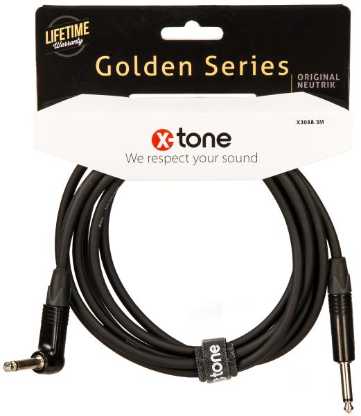 X3001-10M - XLR(M) / XLR(F) Golden Series Cable X-tone