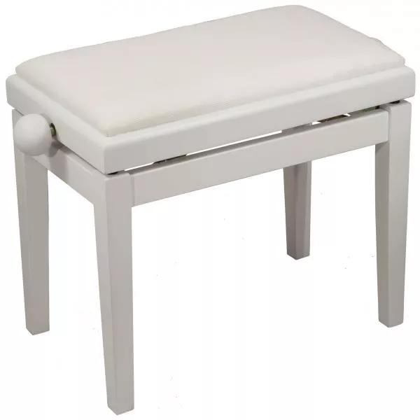 Piano bench X-tone XB6162 Standard - White Satin