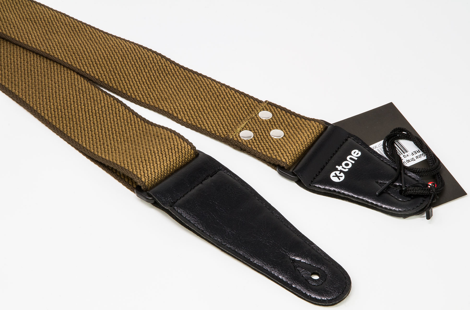 X-tone Xg 3108 Cotton Guitar Strap Khaki - Guitar strap - Variation 1