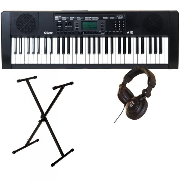 Keyboard set X-tone XK100 + casque pro 580 + stand X