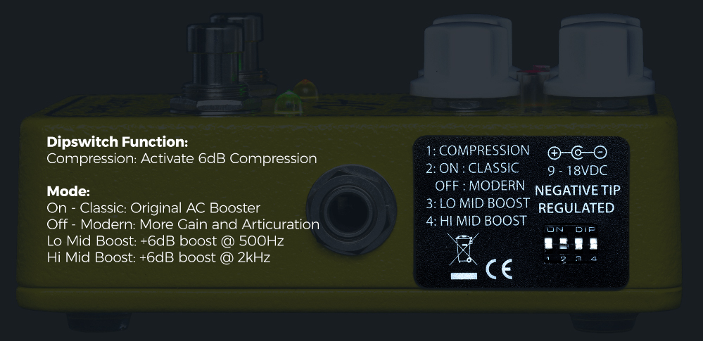 Xotic Ac Booster V2 - Volume, boost & expression effect pedal - Variation 4
